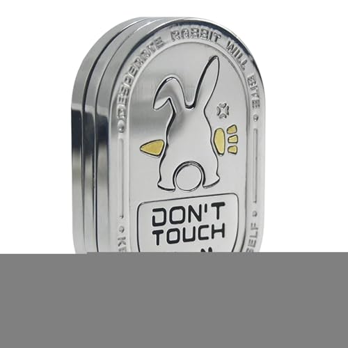 Fidget Slider Toy, Rabbit Push Clicker, Metall, Anti-Stress Gadget, Satisfying Sound Relief Tool, für Jugendliche, Männer, Kinder, Schule, Reisen, Klassenzimmer, Fokus, Entspannung, Use More von Générique
