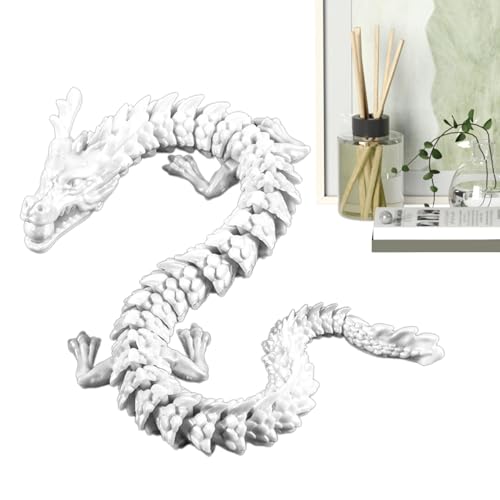 Fidget chinesische Drachenfiguren, chinesische Desktop-Drachenfigur, flexible Gelenke, Fidget Statue, chinesischer Drache, Simulationsspielzeug für Eltern-Kind-Interaktions-Kreaturen für Burea von Générique