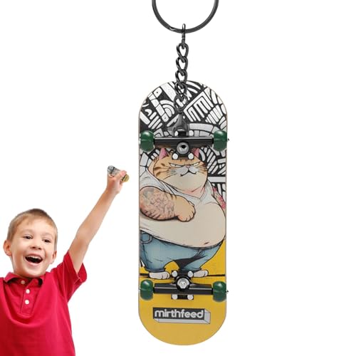 Finger-Skateboards, Finger-Skateboard-Spielzeug, Schlüsselanhänger, Fingerspitzen-Bewegungsspielzeug für Zuhause, Schule, Reisen, Picknick Finger-Skateboards, Finger-Skateboard-Spielzeug, Schlüsselanhänger, Fingerspitzen-Bewegungsspielzeug für Zuhause, Schule, Reisen, Picknick von Générique