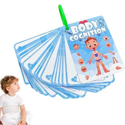 Flash-Karten zum Lernen der Körperteile, Sensibilisierungskarten für den Körper – 36 x lustige Lern- und Lernkarten, pädagogisches Lernmaterial für Kinder ab 3 Jahren Flash-Karten zum Lernen der Körperteile, Sensibilisierungskarten für den Körper – 36 x lustige Lern- und Lernkarten, pädagogisches Lernmaterial für Kinder ab 3 Jahren von Générique