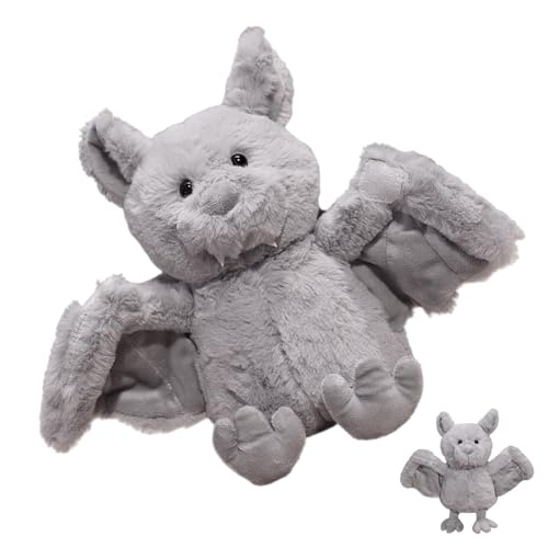 Fledermaus Plüsch, Fledermausplüschtier, Plüschkissen für - Plüschtier Kissen, 9,5 Zoll Realistische Plüschtiere, Plüschkissen, weiches Plüschtier Fledermaus Plüsch, Fledermausplüschtier, Plüschkissen für - Plüschtier Kissen, 9,5 Zoll Realistische Plüschtiere, Plüschkissen, weiches Plüschtier von Générique