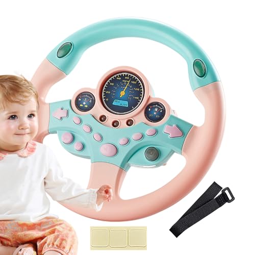 Fliegen für – Fahrspielzeug montiert auf Autositz, Behauptung des Kfz-Controllers | Spieltafel mit Sound und leicht, Lernrad für Babys und Kleinkinder, spielt von Générique
