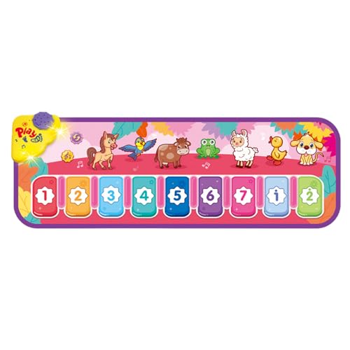 Floor Piano Matt, Touch Play Dancing Play Matt, integrierte Songs Lustiges Lernspielzeug für Kinder Lernen und Bewegung, handgefertigt von berührungsempfindlich, 39,37 x 12,6 Zoll Floor Piano Matt, Touch Play Dancing Play Matt, integrierte Songs Lustiges Lernspielzeug für Kinder Lernen und Bewegung, handgefertigt von berührungsempfindlich, 39,37 x 12,6 Zoll von Générique