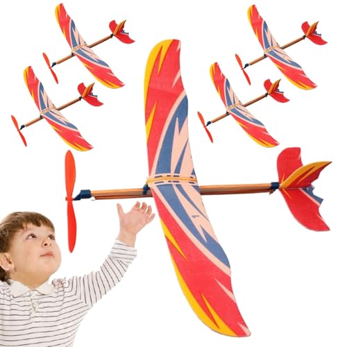 Flugzeug, angetrieben durch ein Gummiband, 5-teiliges Flugzeug-Spielzeug, Flugzeug-Spielzeug, Miniatur-Flugzeuge, für Spaß beim Werfen von Hand, Flugzeug-Spielzeug, Segelflugzeug Flugzeug, angetrieben durch ein Gummiband, 5-teiliges Flugzeug-Spielzeug, Flugzeug-Spielzeug, Miniatur-Flugzeuge, für Spaß beim Werfen von Hand, Flugzeug-Spielzeug, Segelflugzeug von Générique