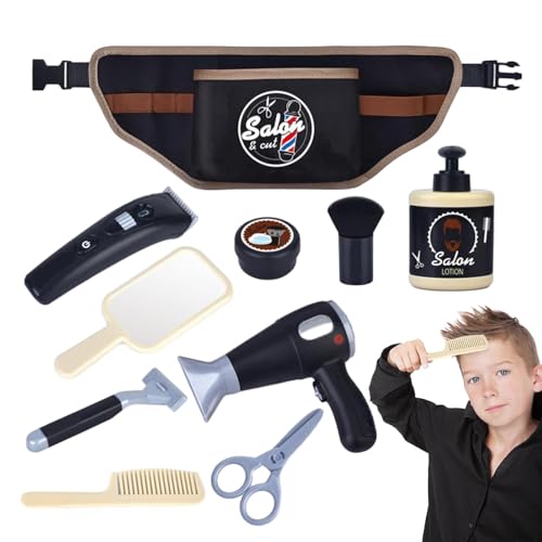 Friseur-Salon-Spielset für Friseure, Friseursalon für Mädchen | Frisierspielzeug-Set für Haarschnitte, Spielzeug für Friseure Friseur-Salon-Spielset für Friseure, Friseursalon für Mädchen | Frisierspielzeug-Set für Haarschnitte, Spielzeug für Friseure von Générique