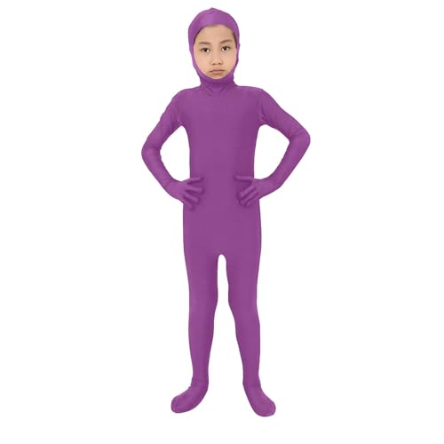 Furtive Overall für Erwachsene, Kinder, Kostüm zweite Haut, einfarbig, Langarm, Halloween-Kostüm, Erwachsene, Zentai, Erwachsene, ideal für Halloween-Abenteuer, 3 bis 14 Jahre Furtive Overall für Erwachsene, Kinder, Kostüm zweite Haut, einfarbig, Langarm, Halloween-Kostüm, Erwachsene, Zentai, Erwachsene, ideal für Halloween-Abenteuer, 3 bis 14 Jahre von Générique