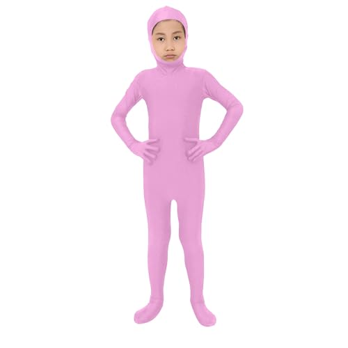Furtive Overall für Erwachsene, Kinder, Kostüm zweite Haut, einfarbig, Langarm, Halloween-Kostüm, Erwachsene, Zentai, Erwachsene, ideal für Halloween-Abenteuer, 3 bis 14 Jahre von Générique