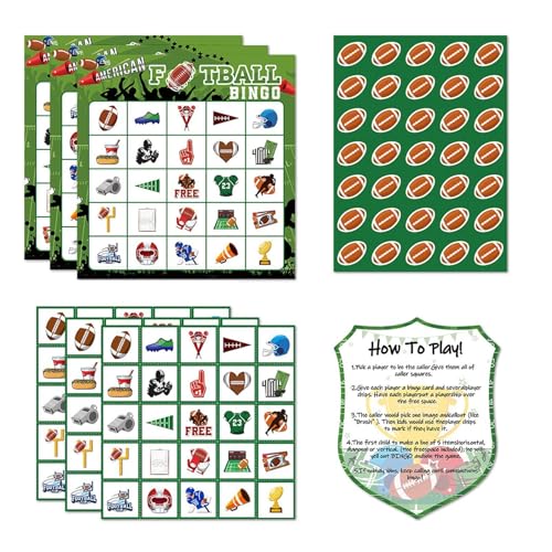 Fußball-Bingo-Karten, Fußball-Partyspiele – Gesellschaftsspielkarte für Fußballaktivitäten | Herausforderungsspielbretter für große Gruppen, Tischspiel zum Thema Fußball für Jugendliche Fußball-Bingo-Karten, Fußball-Partyspiele – Gesellschaftsspielkarte für Fußballaktivitäten | Herausforderungsspielbretter für große Gruppen, Tischspiel zum Thema Fußball für Jugendliche von Générique