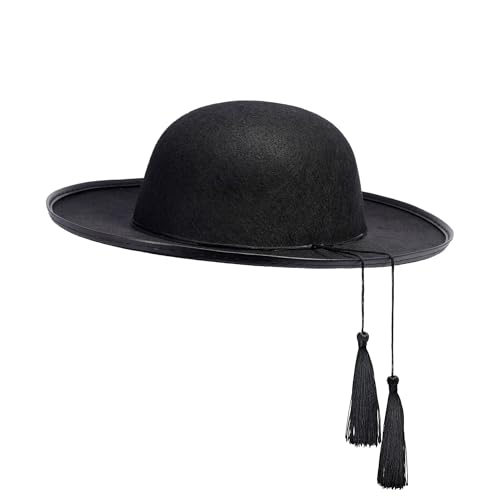 W WIDMANN MILANO Party Fashion 2812H - Hut Priester, Schwarz, aus Filz, Pater, Pfarrer, Hut, Kopfschmuck, Accessoire, Karneval, Mottoparty von WIDMANN MILANO PARTY FASHION
