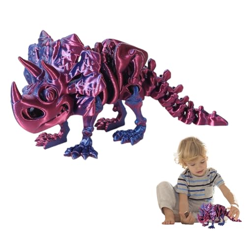 Gelenkiger Dinosaurier – 3D-gedruckte positive Figur, bewegliches Modell Fidget Joint | -Displayornament, Schreibtisch-Dekoration, detaillierte Sammlung Jurassic Spielzeug Skulptur von Générique
