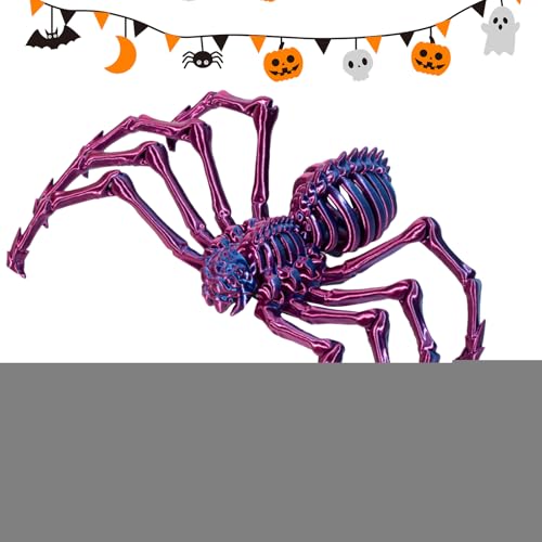 Gelenkspinne, Spider Fidget Spielzeug, Gefälschte Gelenkspinnen-Figuren, 3D Gelenkspinne für Erwachsene, Fidget Spielzeug, Mystery Spinnendekorationen für Halloween von Générique