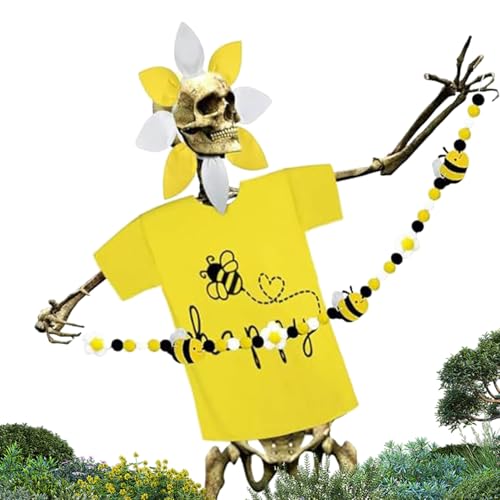 Générique 12-Foot Skeleton Clothing, Totenkopf Kostüm, Polyester Skeleton Zubehör Set mit Handheld Banner, perfekt für Garten, Lawn, Indoor & Outdoor Easter Decorations Générique 12-Foot Skeleton Clothing, Totenkopf Kostüm, Polyester Skeleton Zubehör Set mit Handheld Banner, perfekt für Garten, Lawn, Indoor & Outdoor Easter Decorations von Générique