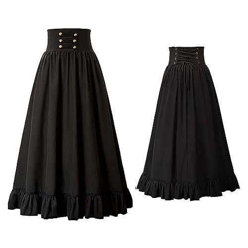 Générique 2025 Kleid A-Linie Mittelalter für Frauen Vintage A-Line Rock Hohe Taille Gothic Viktorianisch Prinzessin Renaissance Cosplay Karneval Mittelalter Kostüm Kostüme für Halloween Générique 2025 Kleid A-Linie Mittelalter für Frauen Vintage A-Line Rock Hohe Taille Gothic Viktorianisch Prinzessin Renaissance Cosplay Karneval Mittelalter Kostüm Kostüme für Halloween von Générique