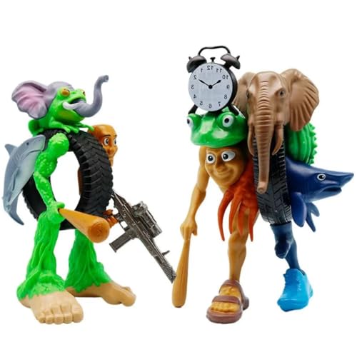 Générique 24-teiliges Tierspielzeug, Brainrot, Italienisch, Tung Tung Tung Sahur, Tralalero Tralala, Bombardiro Krokodillo, Boneca Ambalabu, Chimpanzini Bananini Figuren von Générique