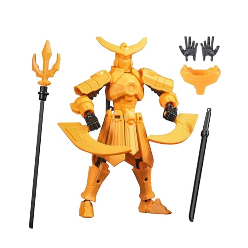 Générique 3D Printed Action Figur, Desktop Decorations, Assembly Flexible Figur, Multi Jointed Lucky Action Figuren zum Modellieren, Sammler-Display, Home or Workplace Decor Générique 3D Printed Action Figur, Desktop Decorations, Assembly Flexible Figur, Multi Jointed Lucky Action Figuren zum Modellieren, Sammler-Display, Home or Workplace Decor von Générique