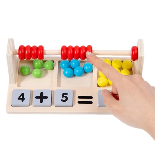 Générique Abacus Kids, Abacus Mathematical Tool – Numerical Alphabet Blöcke Abacus, Holzspielzeug für Vorschul-Lernaktivitäten, Lernspaß für N von Générique