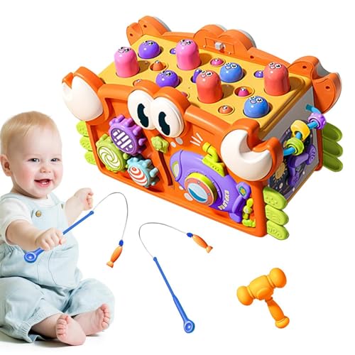 Générique Activity Cube Toy, Learning Puzzle Cube, Toddler Music Toy with Safe and Sturdy Design for Birthdays, Holidays, Or Early Childhood Education, 25 x 16 x 14 cm Générique Activity Cube Toy, Learning Puzzle Cube, Toddler Music Toy with Safe and Sturdy Design for Birthdays, Holidays, Or Early Childhood Education, 25 x 16 x 14 cm von Générique