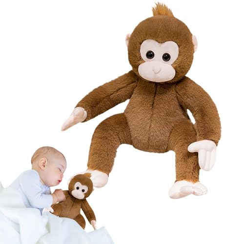 Générique Affe Plüschtier, Affe Plüschtier | Weiches Tier für | Plüschtiere 40,6 cm (16 Zoll), Plüschtierkissen, Kuscheltier von Générique