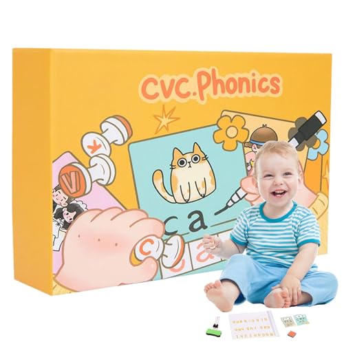 Générique Alphabet Writing Practice Book, Pen Control Learning Guide, 9,49 x 2,09 x 6,14 Zoll Erasable Lernhilfe, Handwriting Improvement Tool für Kinder ab 3 Jahren, Preschool und Mädchen von Générique