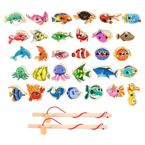 Générique Angelspiel für Kleinkinder – sensorisches Spiel zum Fangen von Fischen, interaktives Lernspiel, Feinmotorik, Lernspielzeug für Eltern und Kinder von Générique