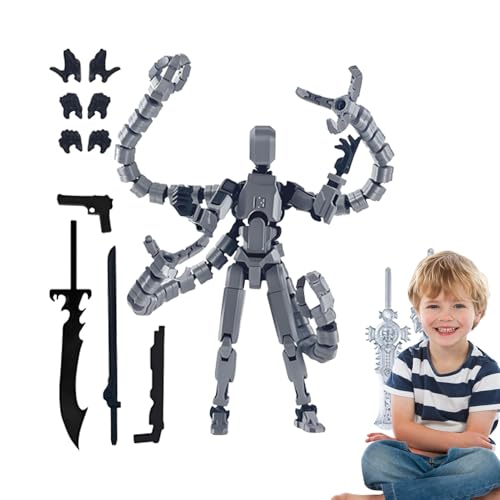 Générique Articulated Action Set, Roboterfigurenspielzeug, 45,7 cm (18,29 Zoll), Multi-Jointed Sammelspielzeug, Fully Assembled, Sammlerstücke für Display und Play, Kinder, Fans, Heimdekoration von Générique