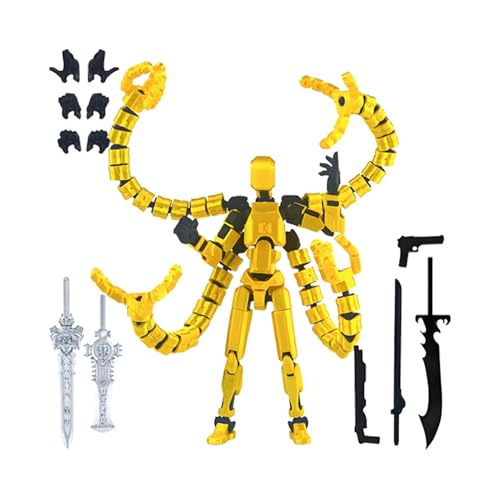 Générique Articulated Action Set, Roboterfigurenspielzeug, 45,7 cm (18,29 Zoll), Multi-Jointed Sammelspielzeug, Fully Assembled, Sammlerstücke für Display und Play, Kinder, Fans, Heimdekoration von Générique
