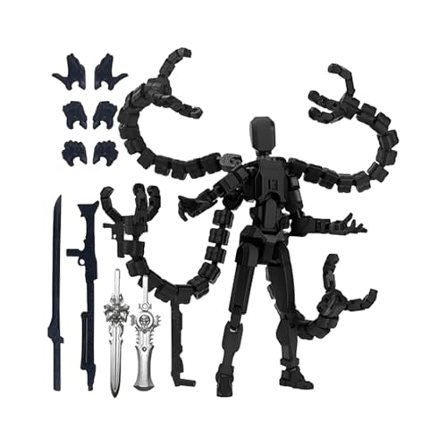 Générique Articulated Action Set, Roboterfigurenspielzeug, 45,7 cm (18,29 Zoll), Multi-Jointed Sammelspielzeug, Fully Assembled, Sammlerstücke für Display und Play, Kinder, Fans, Heimdekoration von Générique