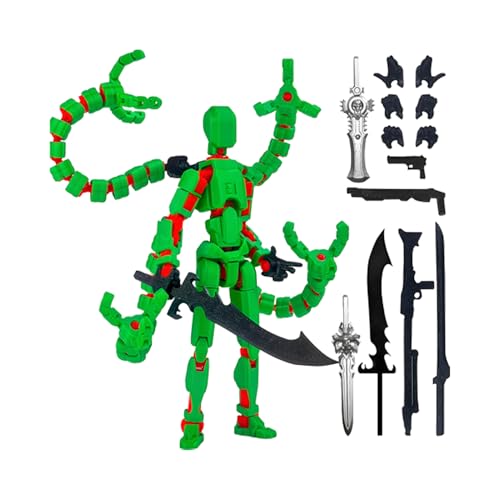 Générique Articulated Action Set, Roboterfigurenspielzeug, 45,7 cm (18,29 Zoll), Multi-Jointed Sammelspielzeug, Fully Assembled, Sammlerstücke für Display und Play, Kinder, Fans, Heimdekoration von Générique