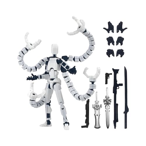 Générique Articulated Action Set, Roboterfigurenspielzeug, 45,7 cm (18,29 Zoll), Multi-Jointed Sammelspielzeug, Fully Assembled, Sammlerstücke für Display und Play, Kinder, Fans, Heimdekoration von Générique