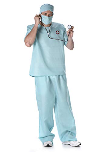 Generique - Arzt Kostüm Chirurg blau für Herren S von Generique -
