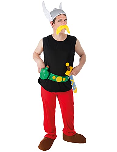 Generique - Asterix-Lizenzkostüm Gallier-Kostüm schwarz-rot - L von Maskworld