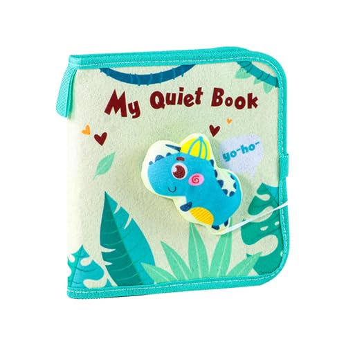 Générique Babies Cloth Books, Soft Activity Book with Bell, Teething Toy & Sensory Features, Interactive Learning for 0-3 Years Old Boys & Girls, Christmas Offering Idea von Générique