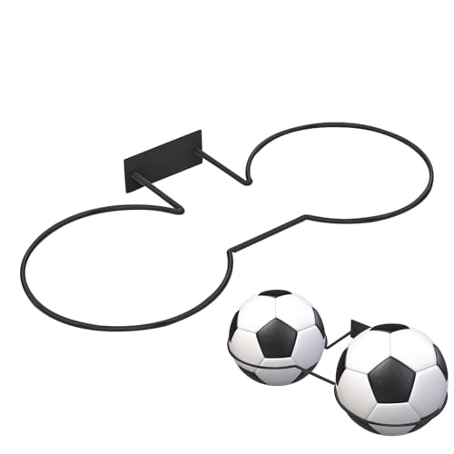 Générique Ball-Display, Wandaufbewahrung, vertikal, Basketball, Metallständer, Sportausrüstung, Organizer für Fußball, Volleyball, Fußball, langlebig und platzsparend, Wandbefestigung Générique Ball-Display, Wandaufbewahrung, vertikal, Basketball, Metallständer, Sportausrüstung, Organizer für Fußball, Volleyball, Fußball, langlebig und platzsparend, Wandbefestigung von Générique