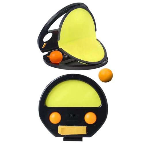 Générique Ball-Set zum Werfen und Fangen, Taschenspiel für Schläger, Wurf- und Fangspiel mit 4 Bällen, interaktives Ballspiel ohne Gefahr für den Hof von Générique