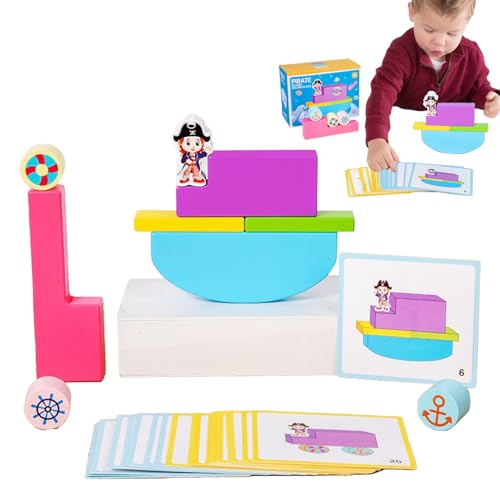 Générique Bausteine für Puzzle-Bausteine, ausgewogenes Puzzle-Set aus Holz – Lernspielzeug für Eltern und Kinder, für Jungen und Mädchen im Kindergarten Générique Bausteine für Puzzle-Bausteine, ausgewogenes Puzzle-Set aus Holz – Lernspielzeug für Eltern und Kinder, für Jungen und Mädchen im Kindergarten von Générique