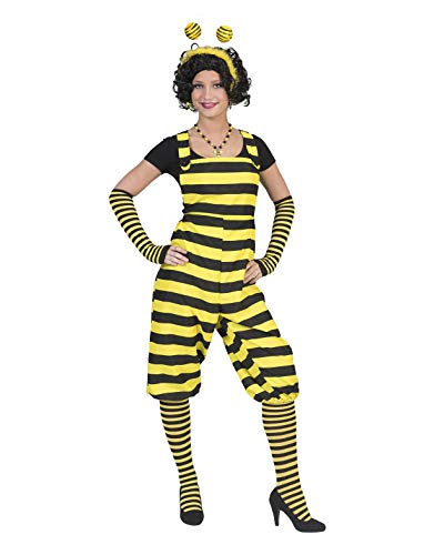 Generique - Bienen Latzhose für Damen - Schwarz Generique - Bienen Latzhose für Damen - Schwarz von Generique -