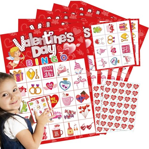 Générique Bingo-Karten zum Valentinstag, kreative Bingo-Karten für Familientreffen | tragbare Bingo-Karten, geeignet für Paare, Familien Générique Bingo-Karten zum Valentinstag, kreative Bingo-Karten für Familientreffen | tragbare Bingo-Karten, geeignet für Paare, Familien von Générique