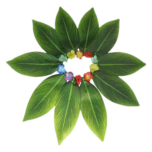 Générique Blätterrock – Rock aus Hawaiianischem Stil – Hawaiianisches Kostüm aus weichem Stoff, bequem für Ball, Feuerparty, Générique Blätterrock – Rock aus Hawaiianischem Stil – Hawaiianisches Kostüm aus weichem Stoff, bequem für Ball, Feuerparty, von Générique