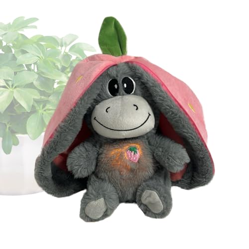 Générique Breathing Plüschtier, Obst, 29 x 24 cm (11,42 x 9,45 Zoll), Soothe Snuggle Tier, Cartoon- , realistische Atmungsbewegung für Musik, inklusive Early, Bildung, Komfort von Générique