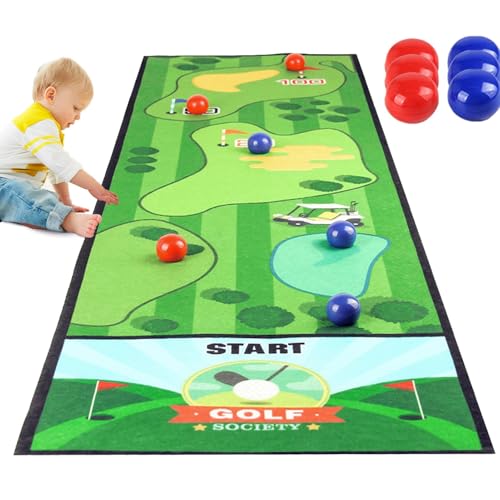 Générique Brettspiel für Gesellschaftsspiel – Puzzlespiel mit 6 Bällen, interaktives Sportspiel in der Familie, Matte 39,3 x 11,4 Zoll für Freunde der Familie von Générique