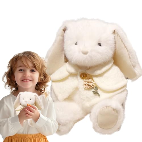 Générique Bunny Plüsch, langes , Hasenspielzeug, weiches Kissen, für Kinder, schlafende Bunny, perfekt für Kinderbett und Spielkomfort, 28 x 20 cm von Générique