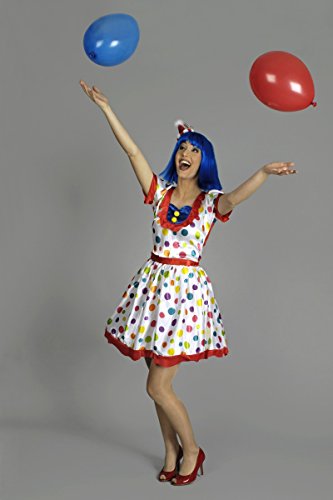 Generique - Bunt gepunktetes Clowns-Kostüm für Damen von Generique -