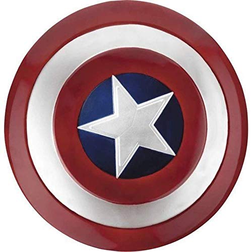 Generique - Captain America Schild Kostümzubehör rot-blau-Weiss von Generique -