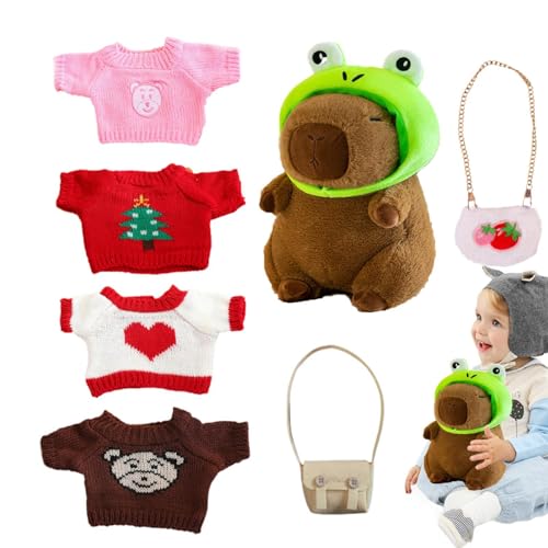 Générique Capybara Plüschtier Zubehör, Cartoon Plüschtier, Capybara Kostüm Capybara Kleid Up Capybara Dekoration Capybara Plüschtier zum Geburtstag Générique Capybara Plüschtier Zubehör, Cartoon Plüschtier, Capybara Kostüm Capybara Kleid Up Capybara Dekoration Capybara Plüschtier zum Geburtstag von Générique
