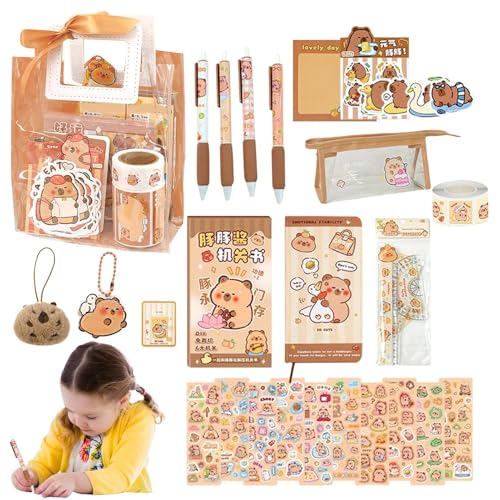 Générique Capybara School Supplies, niedliches tragbares Capybara Plush Pencil Case, 9,53 x 3,94 x 7,72 Zoll, Notebook und Schreibzubehör, Schule, Notizbuch, lustiges Schülerset für Kinder Générique Capybara School Supplies, niedliches tragbares Capybara Plush Pencil Case, 9,53 x 3,94 x 7,72 Zoll, Notebook und Schreibzubehör, Schule, Notizbuch, lustiges Schülerset für Kinder von Générique