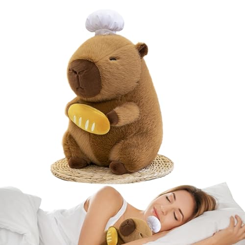 Générique Capybara aus Plüsch – Plüschtier Capybara aus Plüsch, Chefkoch von 28,9 cm (11 Zoll), schöne Plüschtiere von Générique
