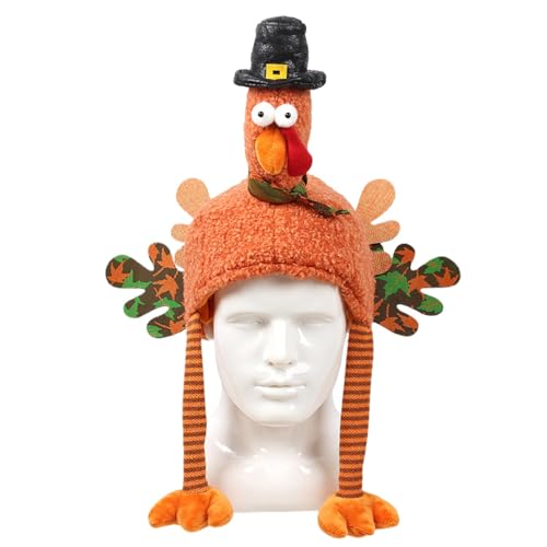 Générique Christmas Turkey Hat, Chicken Leg Turkey Hat, Thanksgiving Hat Kostüm, Turkey Long Legs Hats, Christmas Chicken Leg Turkeys Hats for Thanksgiving Holiday Decorations and Kostüme von Générique