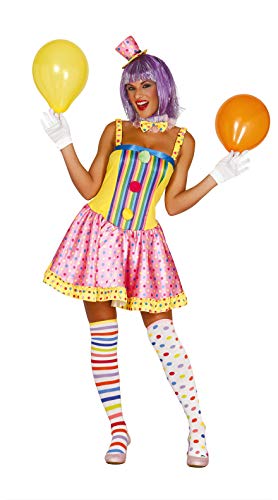 Generique - Clownkostüm für Damen in Pastellfarben - Bunt von Fiestas GUiRCA