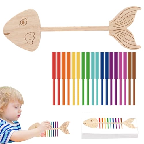 Générique Color Matching Fine Motor Toys, Holzfarbe Sorting Stick, Lernspielzeug für Kinder Hand Eye Koordination, kognitive Entwicklung, 3,54 x 0,79 Zoll Générique Color Matching Fine Motor Toys, Holzfarbe Sorting Stick, Lernspielzeug für Kinder Hand Eye Koordination, kognitive Entwicklung, 3,54 x 0,79 Zoll von Générique