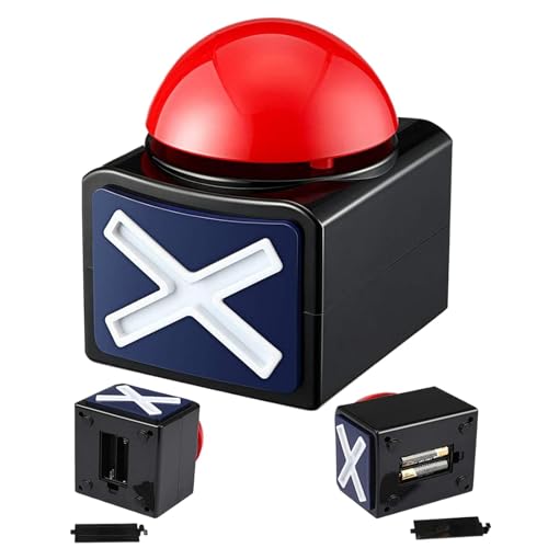 Générique Competitive Game Buzzers, Multi-Player Answer Buzzers, Answer Buzzers for Family Games, Game Show Style Answer Buzzers, Answer Buzzers for Quizzes, Large Answer Buzzers for Teams von Générique